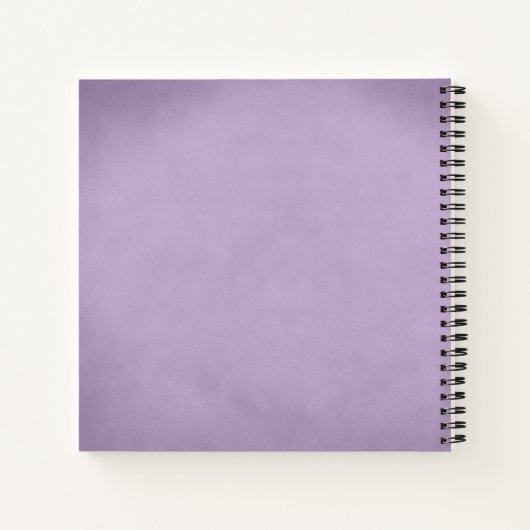 Mooi Mandala Crescent Moon Design Patroon Notitieboek (Achterkant)