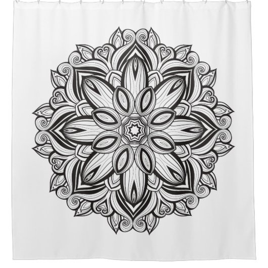 Mooi Mandala Douchegordijn (Voorkant)