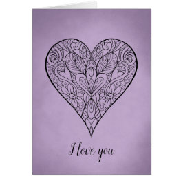 Mooi Mandala Heart, ik hou van je