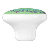 Mooi Mandala Keramische Knop (Zijkant)