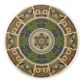 Mooi Mandala Keramische Knop (Voorkant)