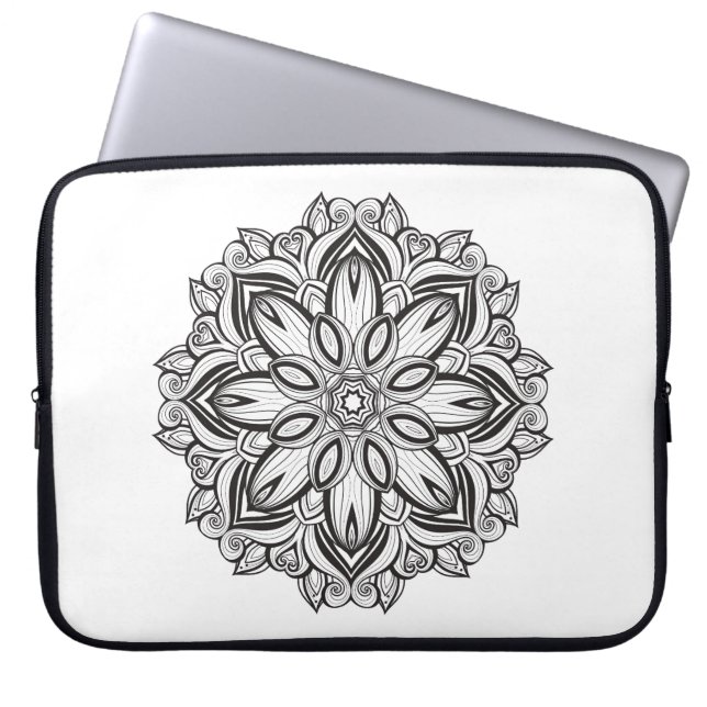 Mooi Mandala Laptop Sleeve (Voorkant)