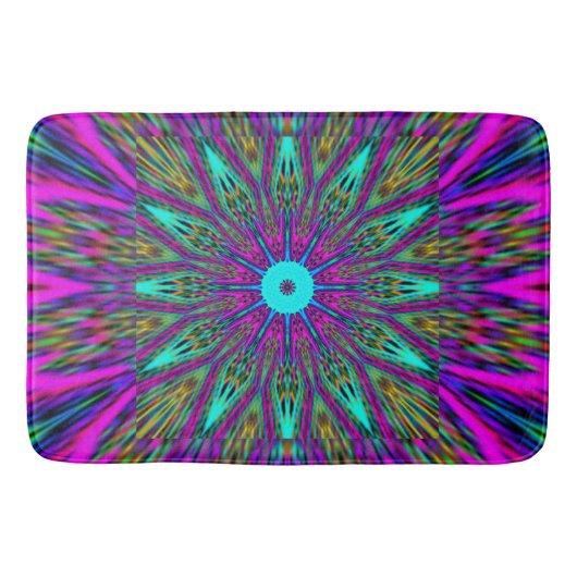 Mooi mandala-ontwerp badmat (Voorkant)