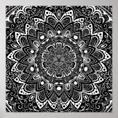 Mooi Mandala Pattern-Poster Poster (Voorkant)