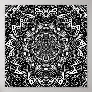 Mooi Mandala Pattern-Poster Poster