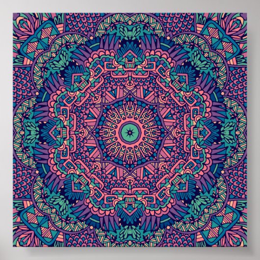 Mooi Mandala Poster (Voorkant)