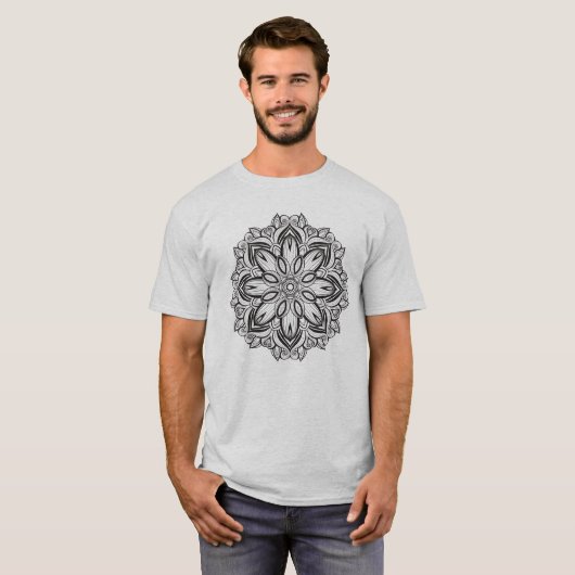 Mooi Mandala T-shirt (Voorkant volledig)