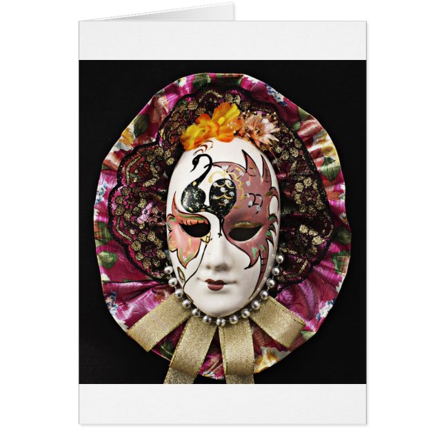 Mooi mannelijk carnavalmasker (Voorkant)