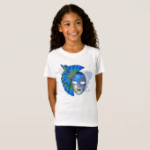 Mooi Mardi Gras-masker T-shirt (Voorkant volledig)