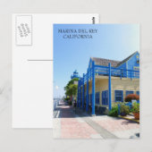 Mooi Marina Del Rey Briefkaart! Briefkaart (Voorkant / Achterkant)