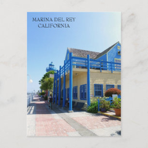 Mooi Marina Del Rey Briefkaart! Briefkaart