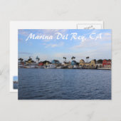 Mooi Marina Del Rey Briefkaart! Briefkaart (Voorkant / Achterkant)