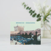 Mooi Marokko Essaouira Souvenir Oude Stad Briefkaart (Staand voorkant)