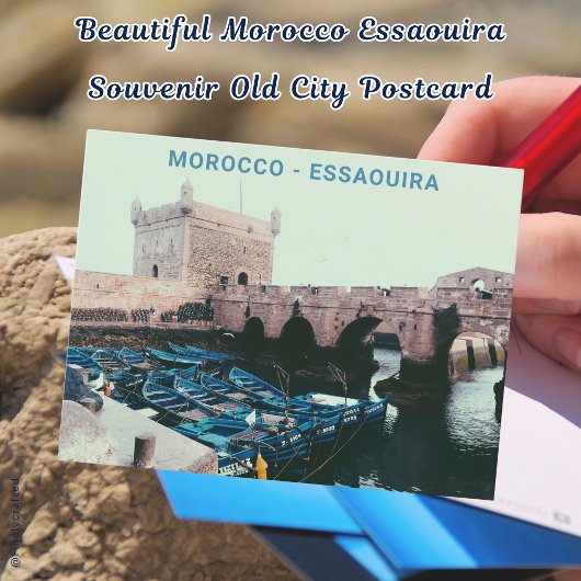 Mooi Marokko Essaouira Souvenir Oude Stad Briefkaart