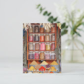 Mooi Marokko Marrakesh Rode Oude Stad Souvenir Briefkaart (Staand voorkant)