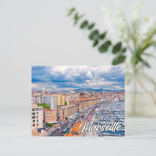Mooi Marseille, Frankrijk Briefkaart (Staand voorkant)