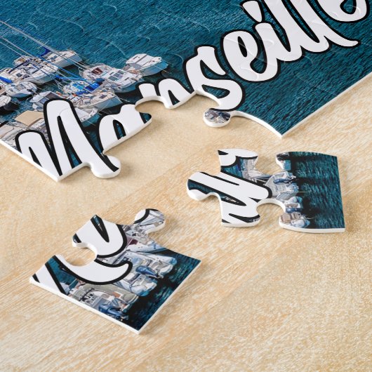 Mooi Marseille, Frankrijk Legpuzzel (Zijkant)