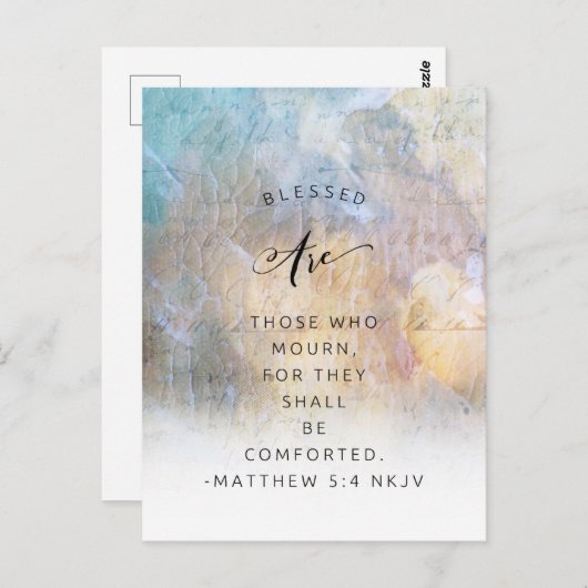 Mooi Mattheüs 5:4 kaartje: Inspirerend Briefkaart (Voorkant / Achterkant)