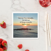 MOOI MATTHEW 19:26 FOTODESIGN SERVETTEN (Insitu)
