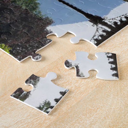 Mooi meer Como Italië Legpuzzel (Zijkant)