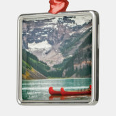 Mooi meer Louise, Canada Metalen Ornament (Links)