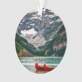 Mooi meer Louise, Canada Ornament (voorkant)