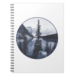 Mooi meer van Moraine Notitieboek