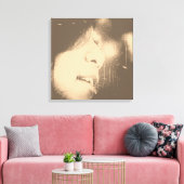 mooi meisje #2 omgepakt Canvas (Insitu (Woonkamer))