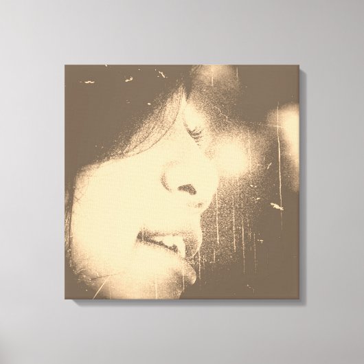 mooi meisje #2 omgepakt Canvas Afdruk (Voorkant)