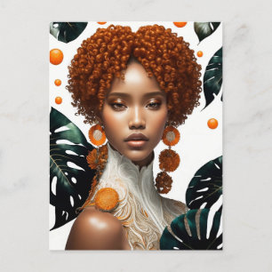 mooi meisje briefkaart