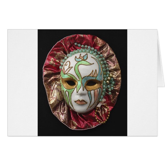Mooi meisje Carnival-masker (Voorkant Horizontaal)