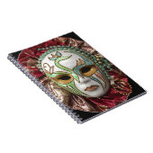 Mooi meisje Carnival-masker Notitieboek (Rechterzijde)