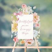 Mooi meisje dat je geweldig kunt doen acryl bord (Neutraal)