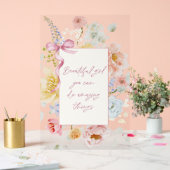 Mooi meisje dat je geweldig kunt doen acryl bord (Huwelijk)