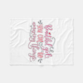 Mooi meisje dat je geweldig kunt doen fleece deken (Voorkant (Horizontaal))