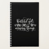 Mooi meisje dat je geweldig kunt doen planner (Voorkant)