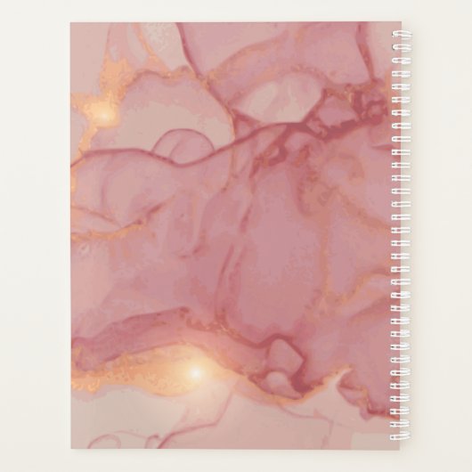 Mooi meisje dat je hard kunt doen | Monogram Planner (Achterkant)