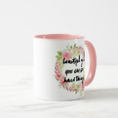 Mooi meisje dat je HARDE DINGEN Mok KUNT DOEN (Voorkant rechts)