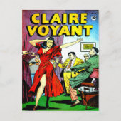 Mooi meisje en vrolijke jongens Comic Briefkaart (Voorkant)