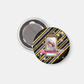 Mooi meisje Gift Elegant Chic Custom Magneet (Voorkant / Achterkant)