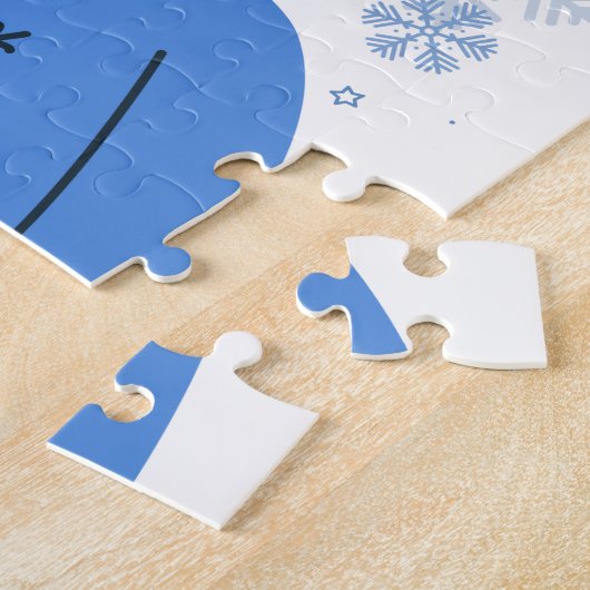 Mooi meisje Hallo Winter Legpuzzel (Zijkant)