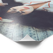 Mooi meisje in zuster Uniform Photo Enlargement Foto Afdruk (Hoek)