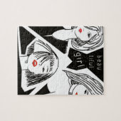 mooi meisje legpuzzel (Horizontaal)