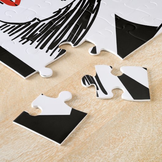 mooi meisje legpuzzel (Zijkant)