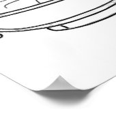 Mooi meisje met een kom poster (Hoek)