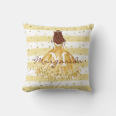 Mooi meisje met jurk kussen (Voorkant)