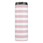 mooi meisje met roze boog thermosbeker (Achterkant)