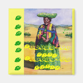 Mooi meisje, mooie wereld, Namibië Magneet (Voorkant)