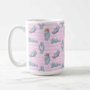 MOOI MEISJE NIJLPAARD IN EEN BADPAKKETJE OP HET ST KOFFIEMOK