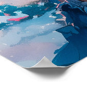 Mooi meisje poster (Hoek)